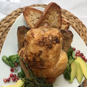 Pollo arrosto ripieno con aromi Sostanza Food
